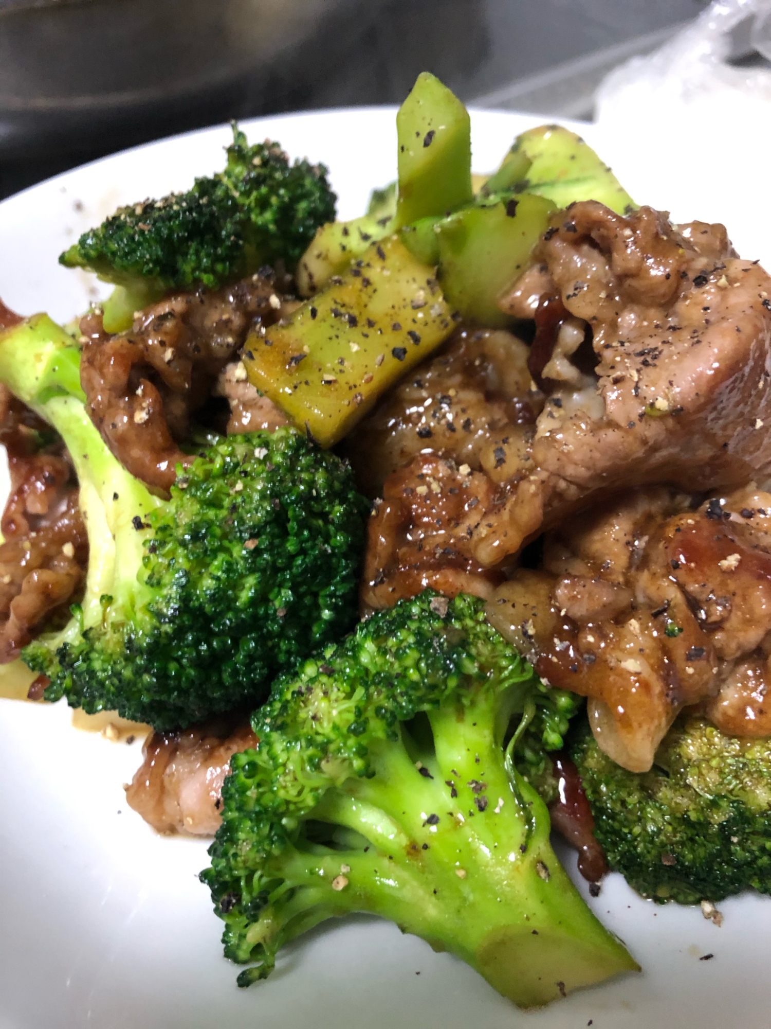 ブロッコリー消費に 豚こま肉のオイスター炒め レシピ 作り方 By Nr Cheesecake 楽天レシピ