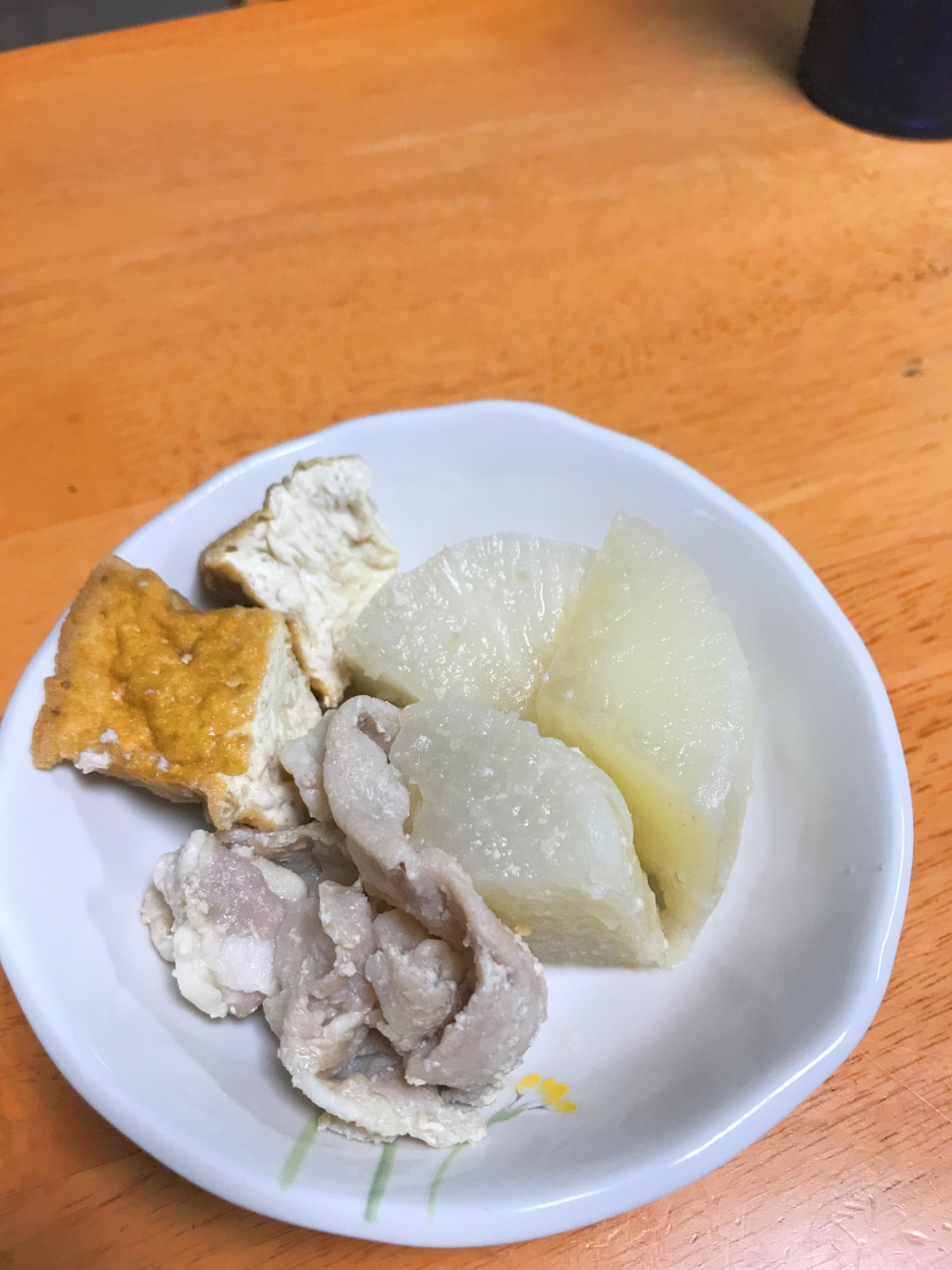 白だしで、大根と豚肉のあっさり煮