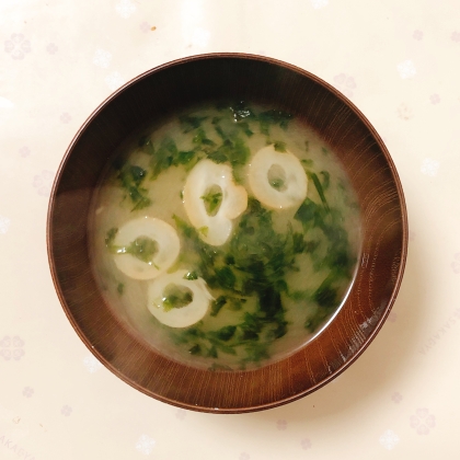 わかめのお味噌汁その2