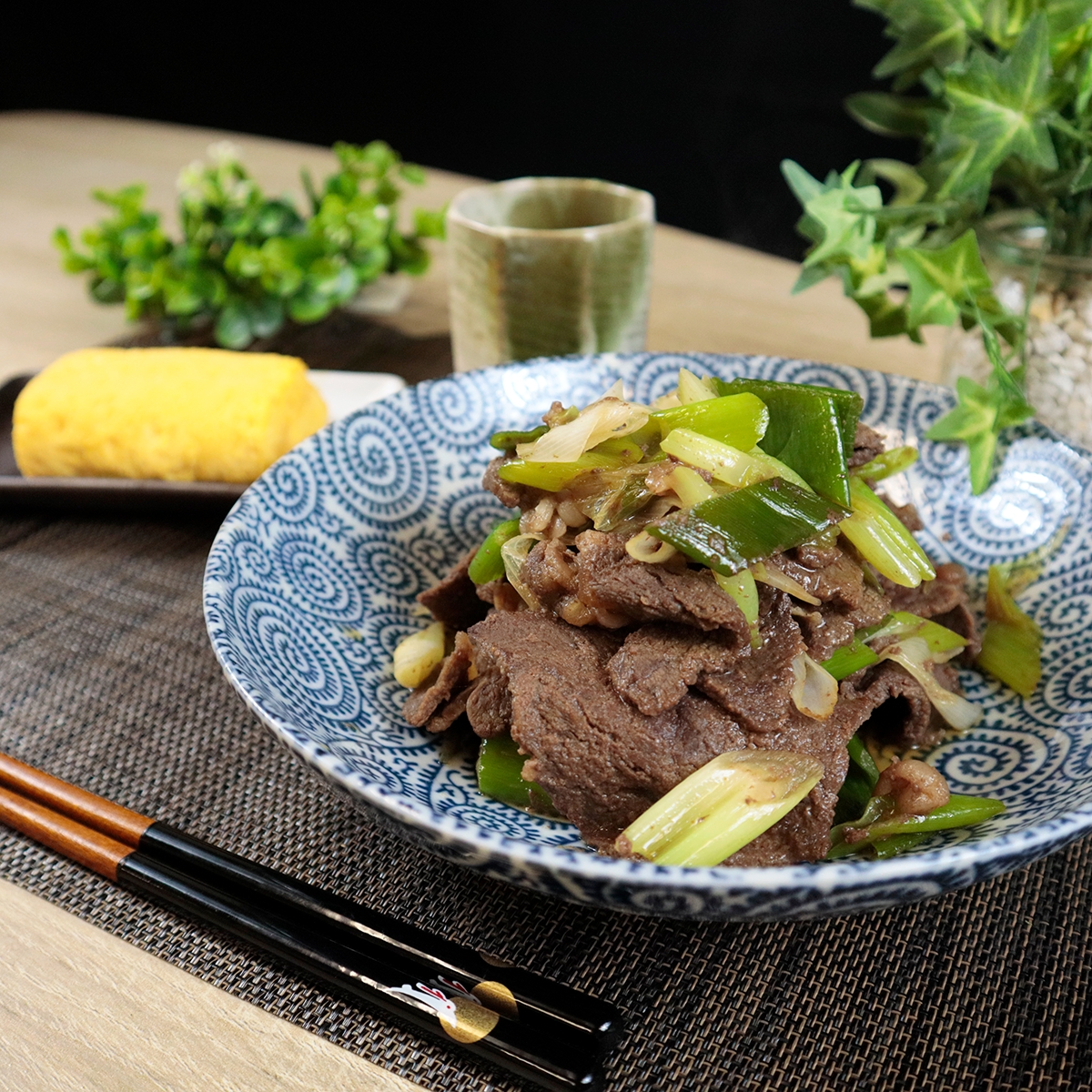 ねぎ塩焼肉炒め