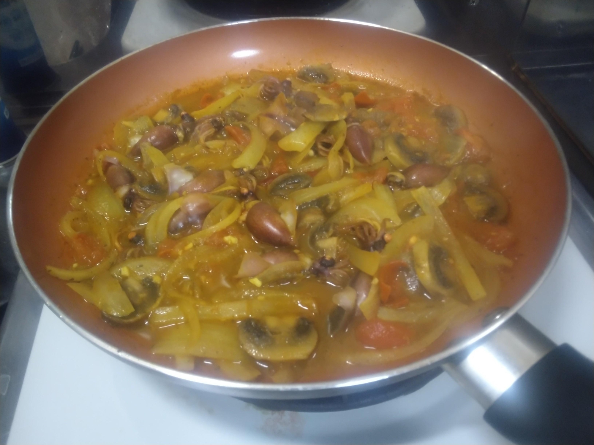 ボイルほたるいかのさらさらカレー