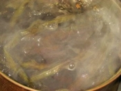 山菜 塩蔵アザミの茎の塩出し法 レシピ 作り方 By ブルーボリジ 楽天レシピ