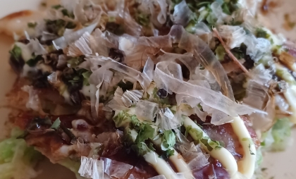 えのき 入りお好み焼き