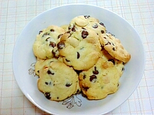 具沢山♪チョコチップクッキー(^O^)