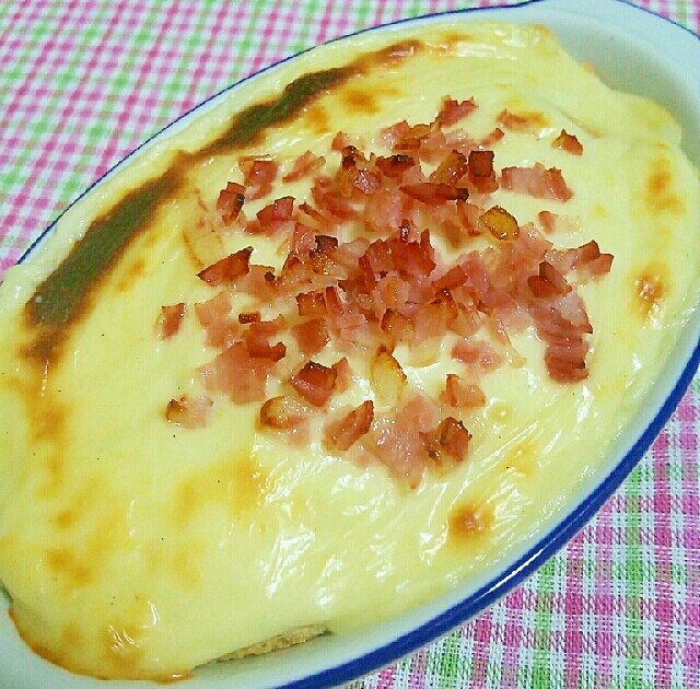 かりかりベーコンのこんがりパングラタン レシピ・作り方 by あ-ち0024
