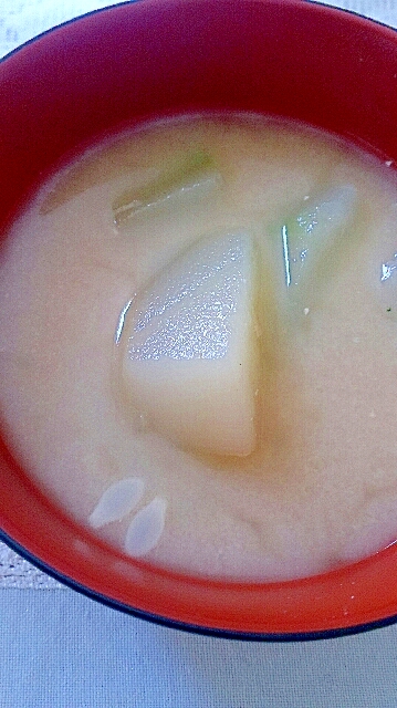 冬瓜のお味噌汁。