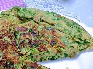 ネギの韓国風お焼き