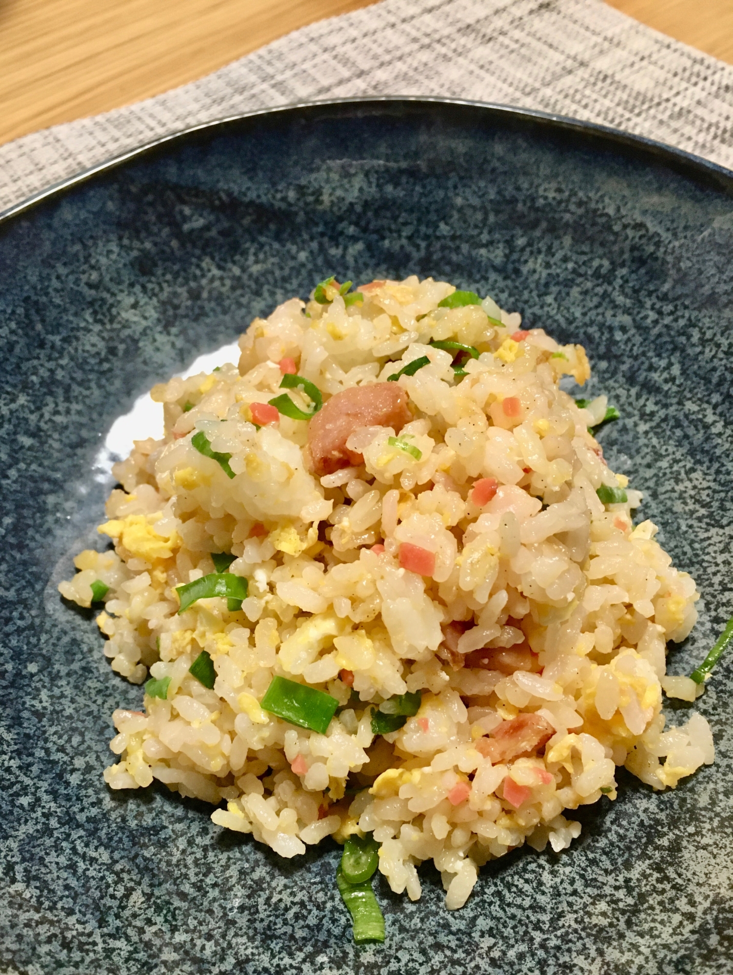 簡単ランチ☆たこ焼きの残りの紅しょうがで炒飯！