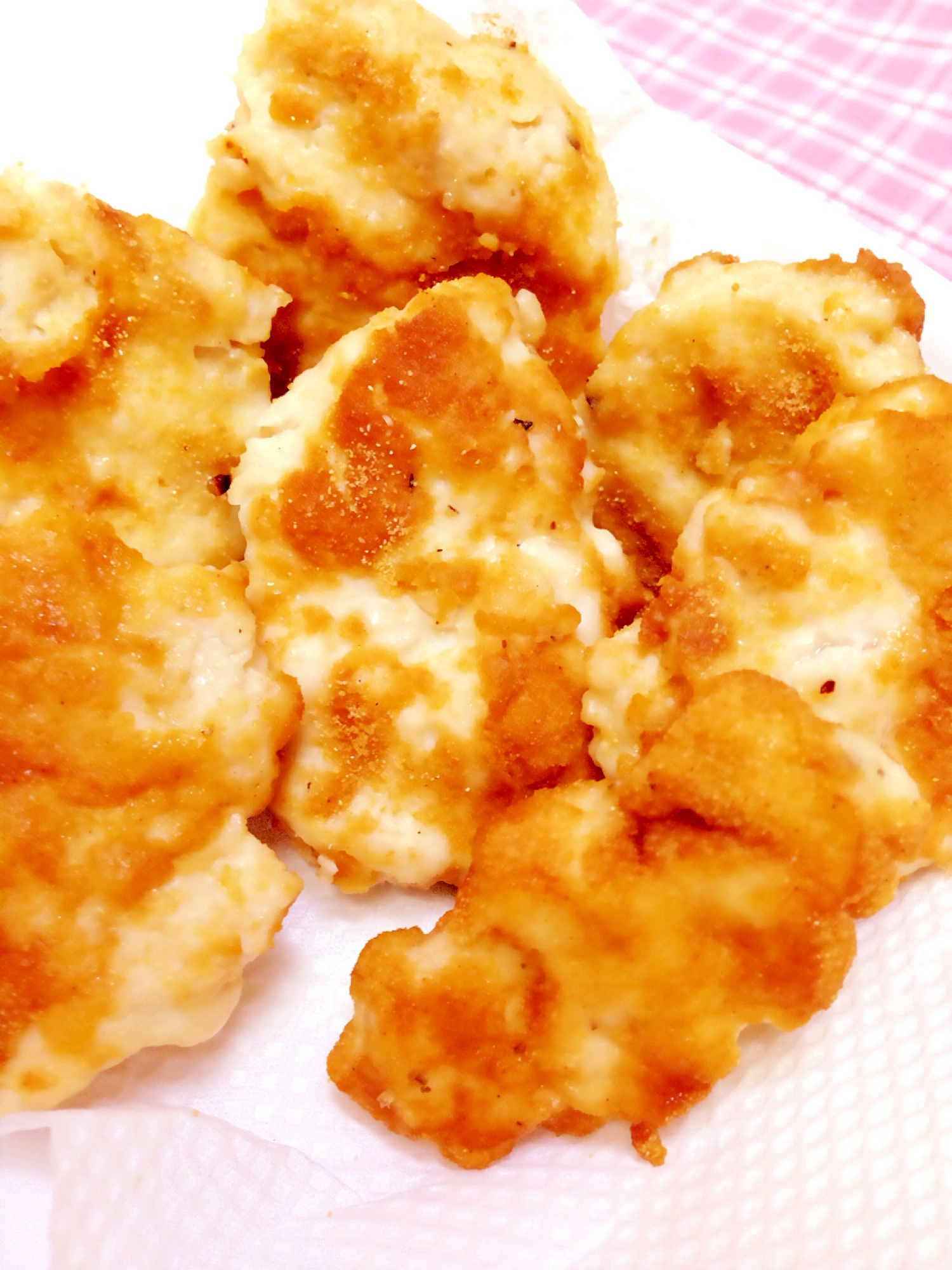 唐揚げ粉で 焼かない揚げないチキンナゲット レシピ 作り方 By マヌカハニーの人 楽天レシピ 唐揚げ粉で 焼かない揚げないチキンナゲット レシピ 作り方 By マヌカハニーの人 楽天レシピ