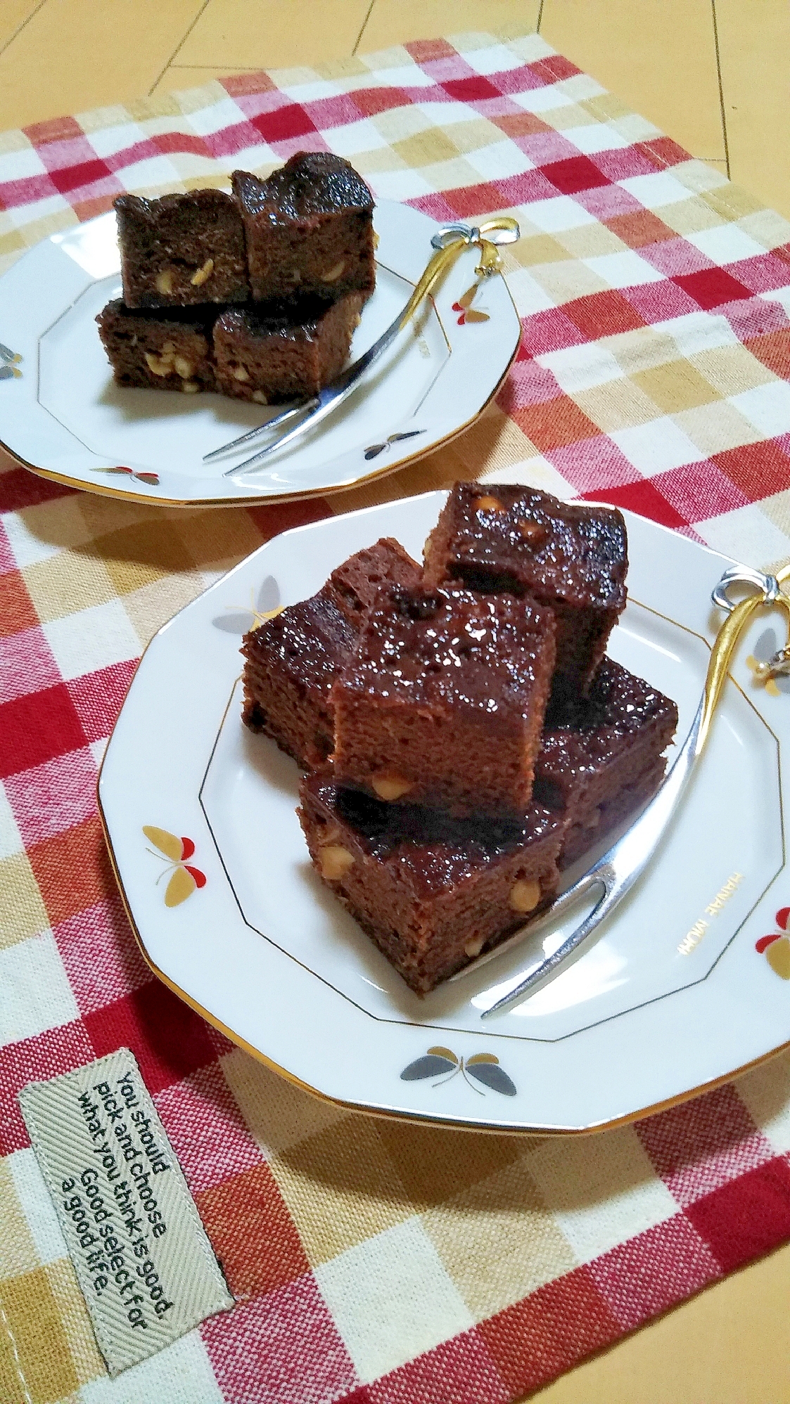 レンジで超簡単 ブラウニー レシピ 作り方 By ぺるく ろ 楽天レシピ レンジで超簡単 ブラウニー レシピ 作り方 By ぺるく ろ 楽天レシピ