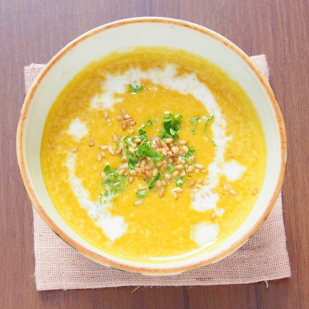 金ごまかぼちゃスープ