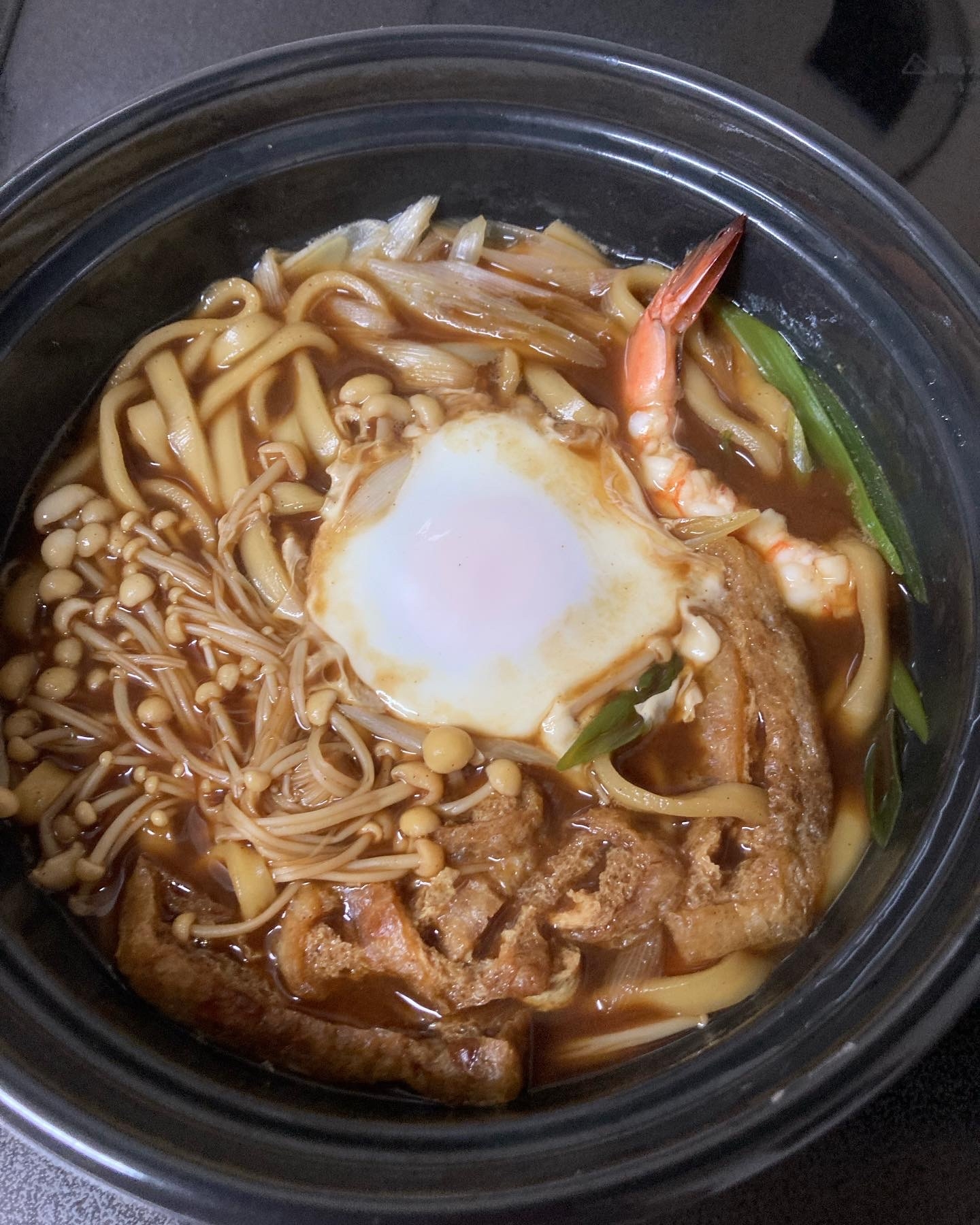 ♪我が家の定番♪一人鍋で味噌煮込みうどん