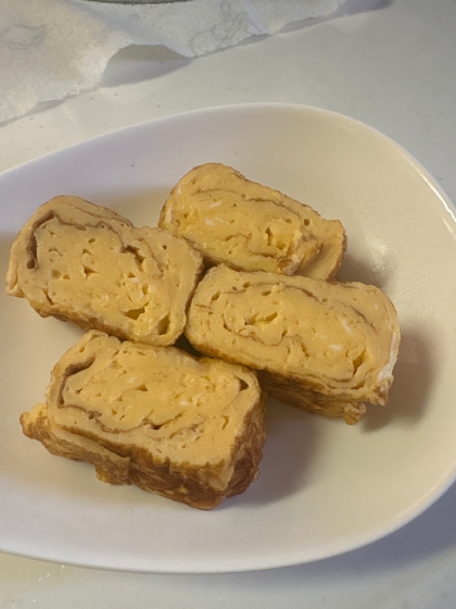 マヨ入れてみて～いつまでもふんわりの卵焼き