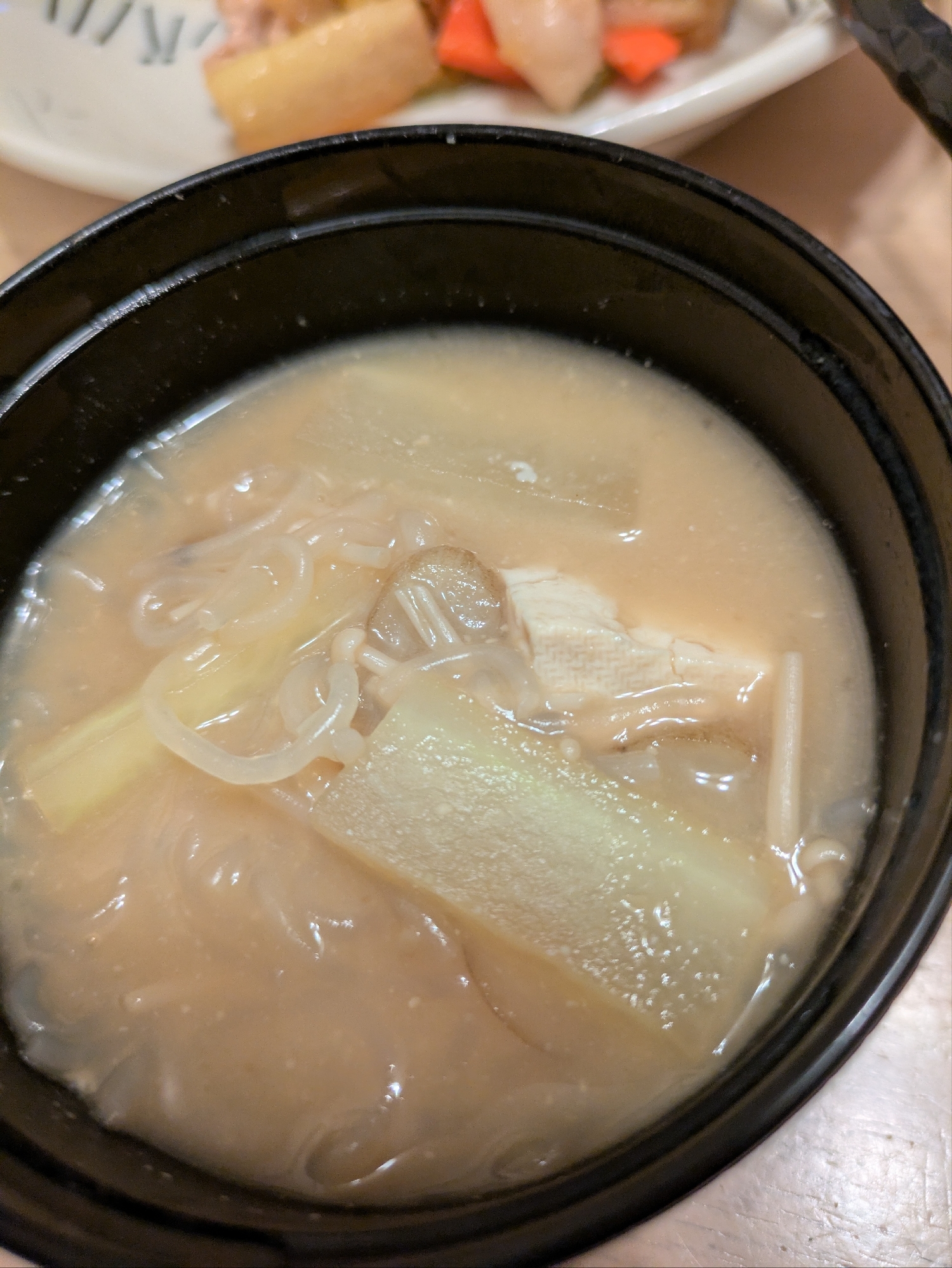 しらたきの味噌汁
