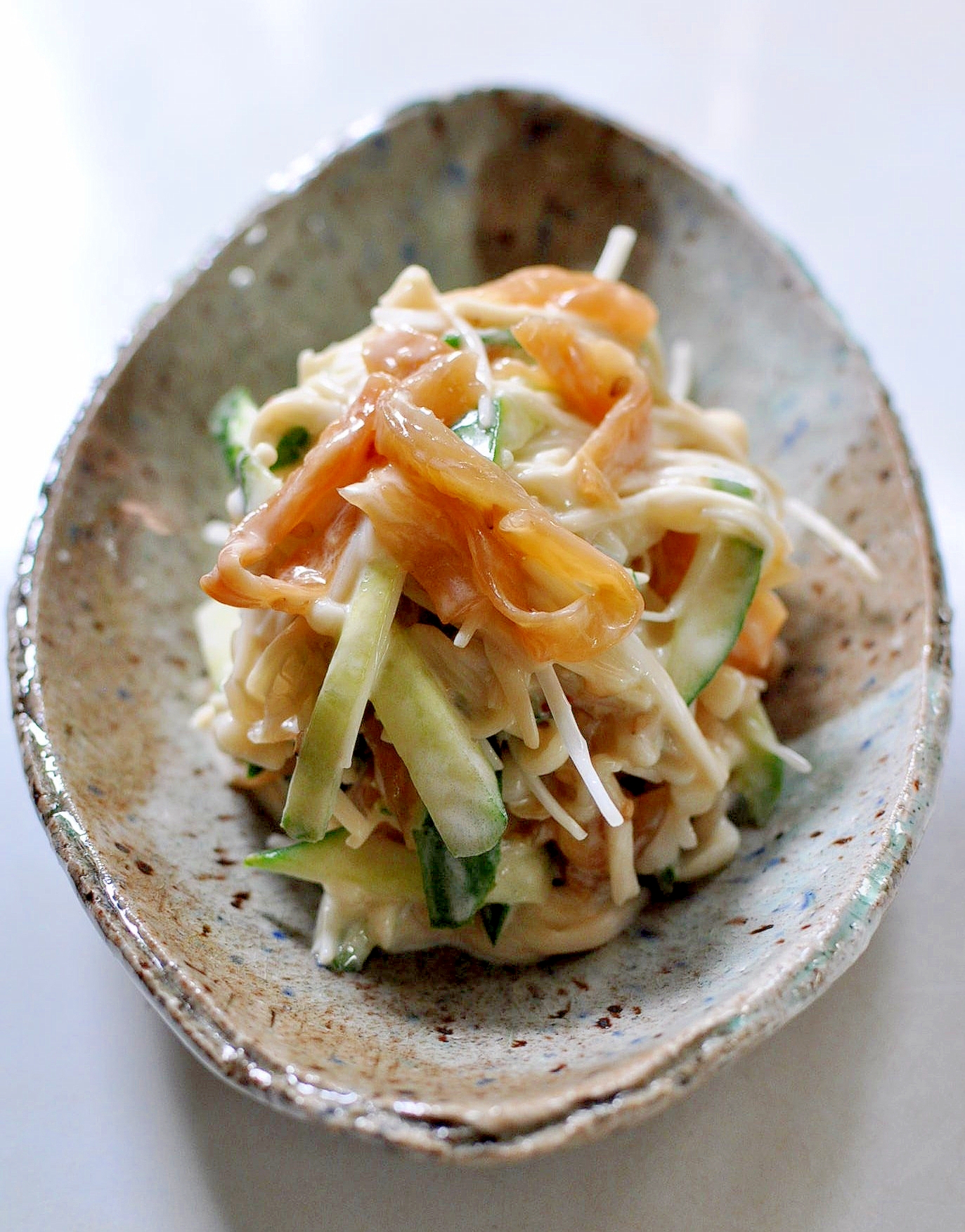 えのき きゅうりと中華くらげのマヨネーズ和え レシピ 作り方 By ねこすけ 楽天レシピ