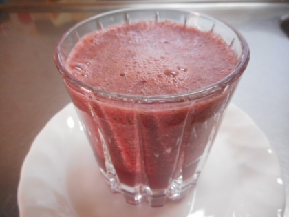 カゴメ野菜生活で 紫スムージー レシピ 作り方 By シェリママ 楽天レシピ