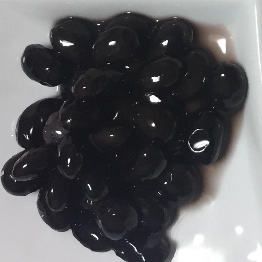 重曹を使って黒豆煮