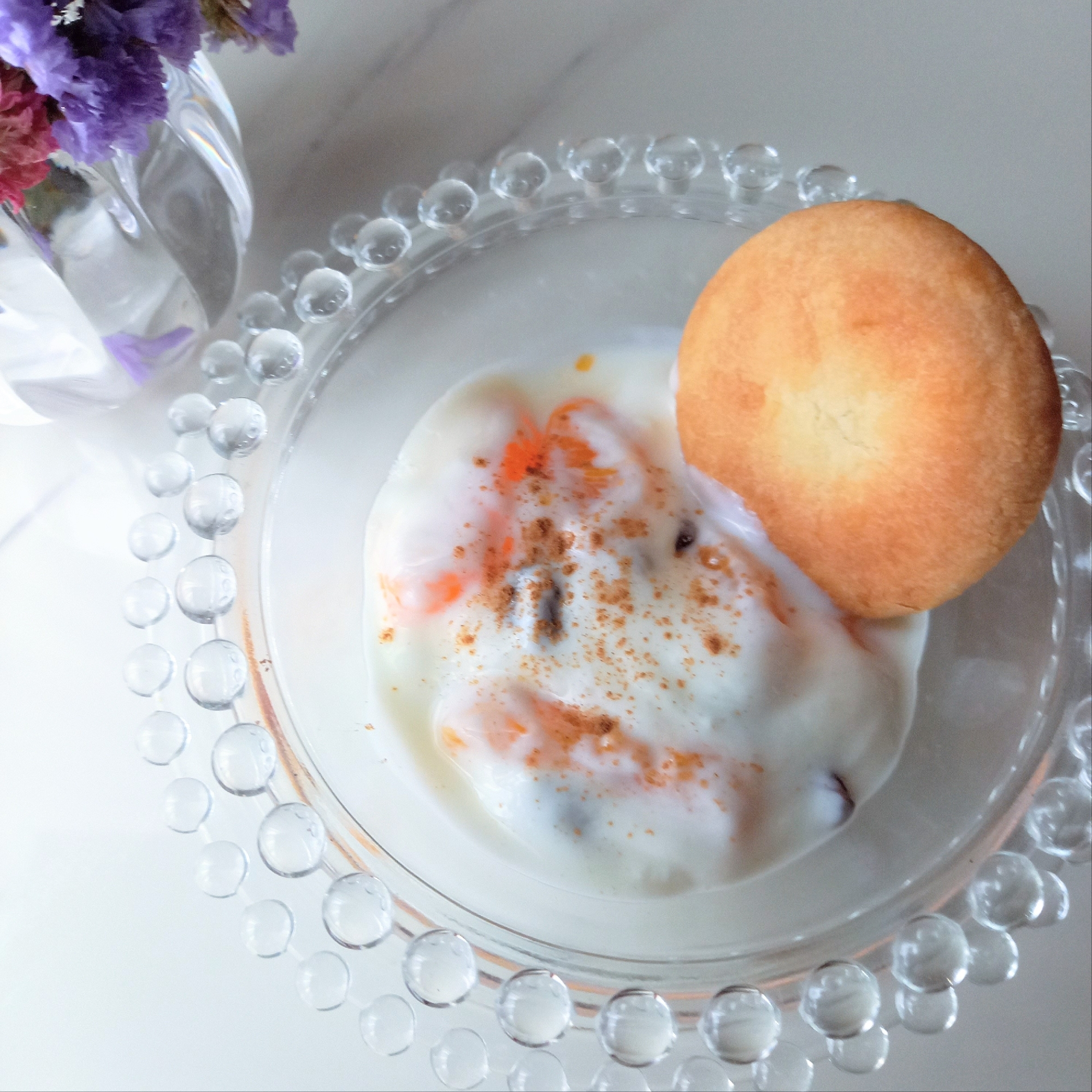 美活しましょᕷ*パイとみかんヨーグルトꕤ୭*