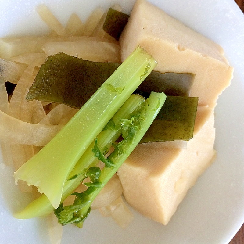 高野豆腐と大根の煮物