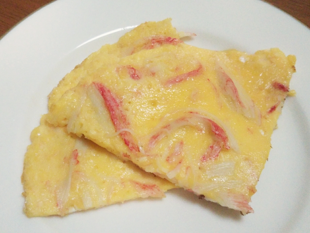 カニカマの薄焼き卵♪