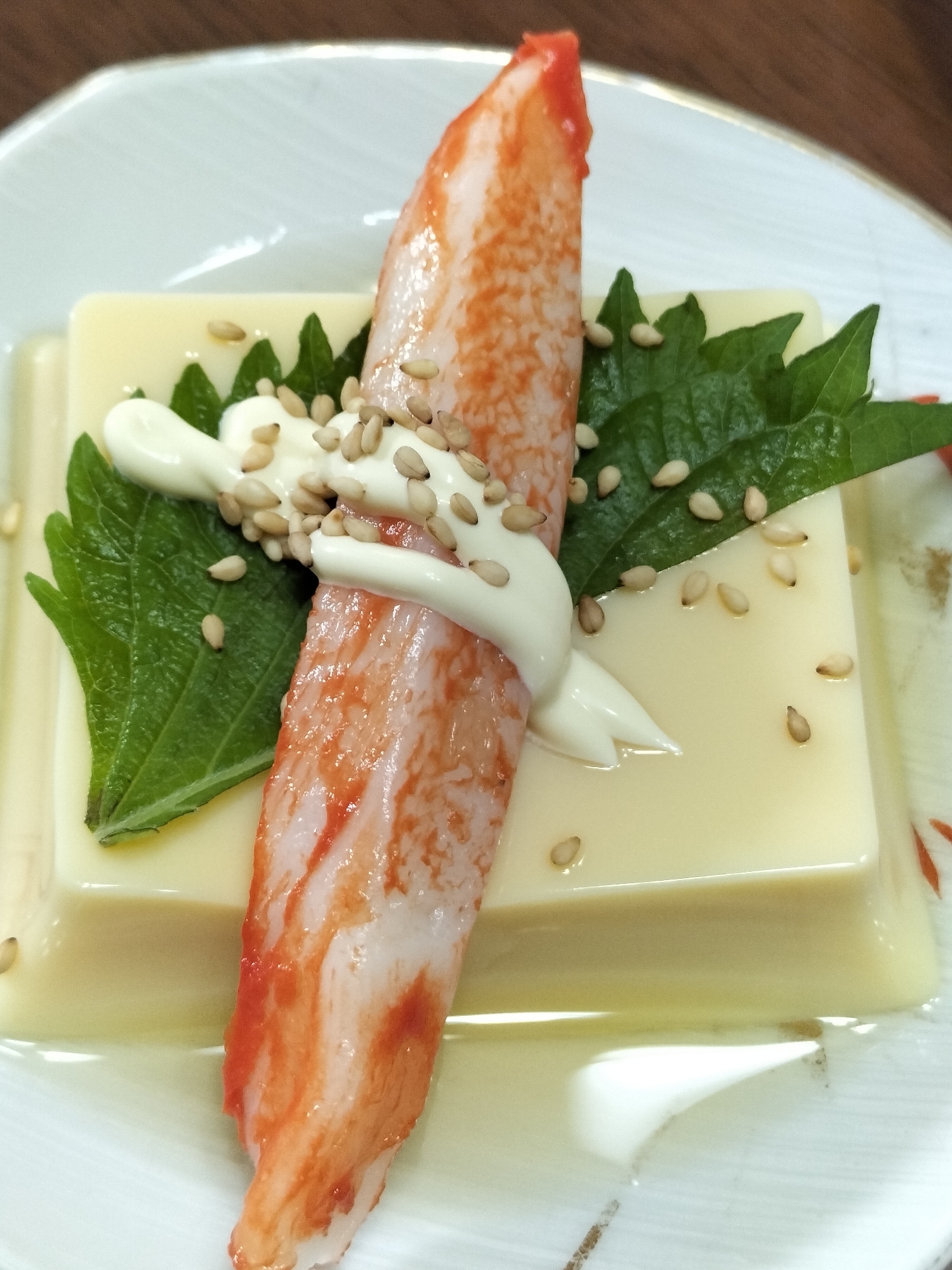 カニカマと大葉とごまで 簡単 アレンジ卵豆腐 レシピ 作り方 By こってぃさん 楽天レシピ カニカマと大葉とごまで 簡単 アレンジ卵豆腐 レシピ 作り方 By こってぃさん 楽天レシピ