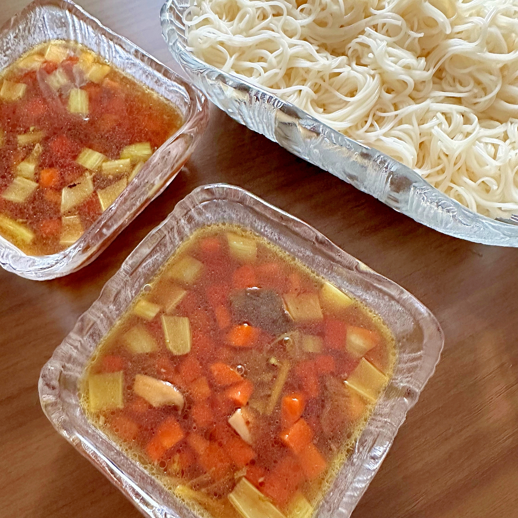 そうめん☆野菜たっぷりつけ麺　❁*─ꕤ