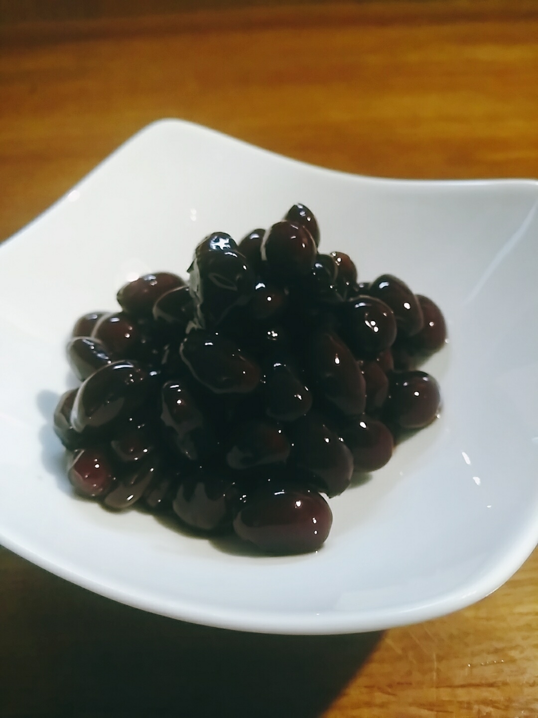 黒豆の葡萄ジュース煮！