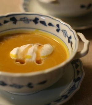 カボチャのスープ、アールグレー風味