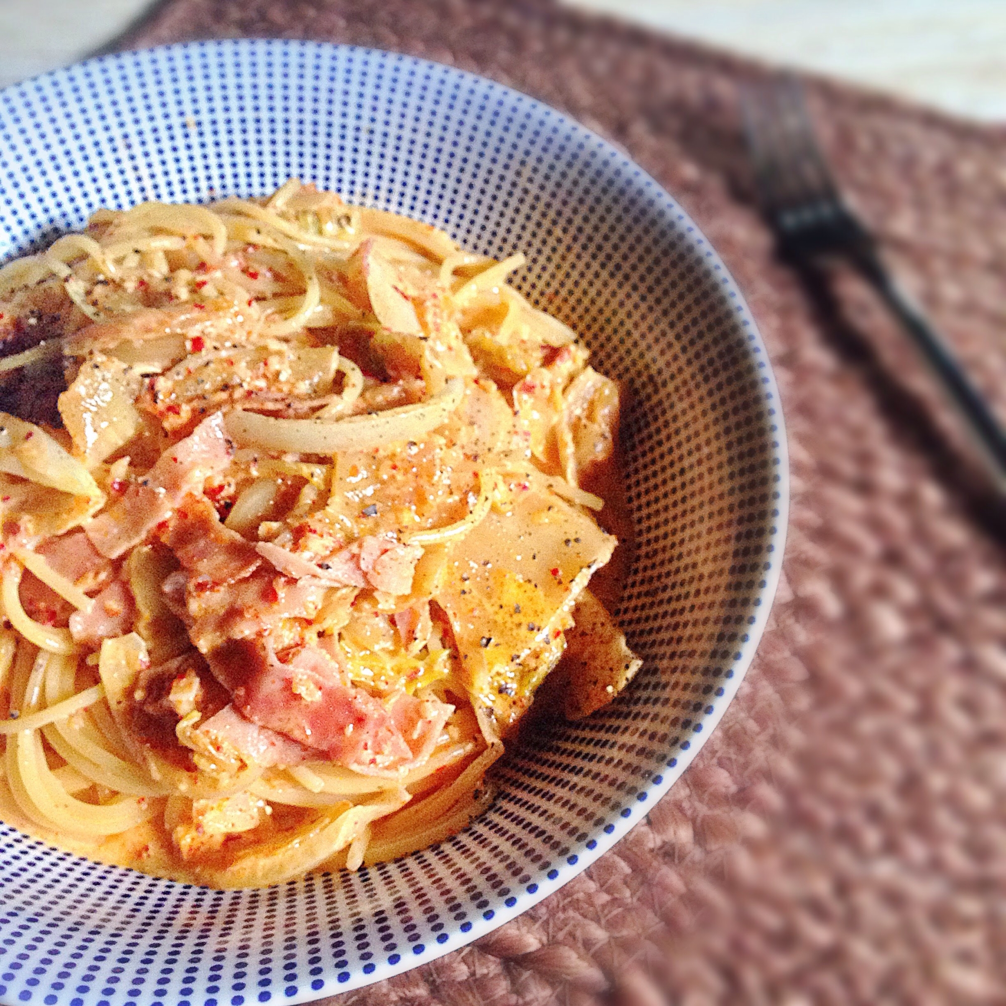 美味しい☆キムチクリームパスタ