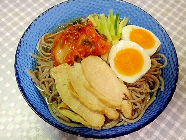 さっぱり☆冷麺風キムチそば