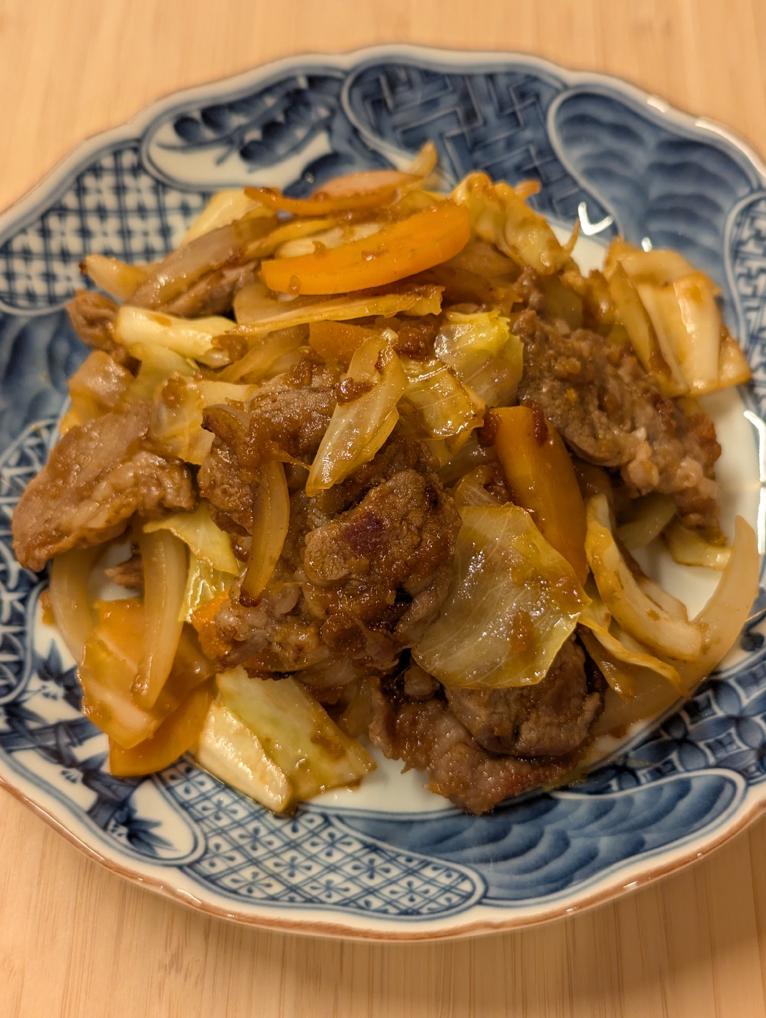 ジンギスカン風炒め物