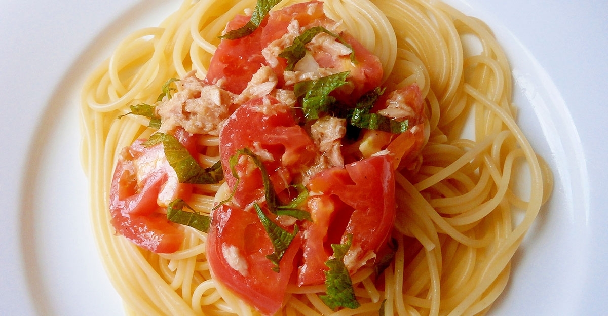 夏休みのお昼ごはんにぴったり！子供も喜ぶ冷製パスタ♪