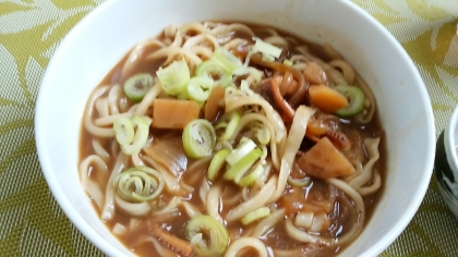 残ったカレーを美味しく頂けました(^_^)カレーうどん簡単に出来ました、ありがとうございました_(._.)_