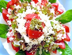 フレッシュトマトの夏サラダ レシピ 作り方 By Yumemeojo 楽天レシピ フレッシュトマトの夏サラダ レシピ 作り方 By Yumemeojo 楽天レシピ