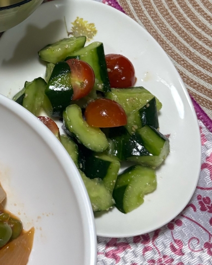 1分で！うまうま胡麻キュウリ