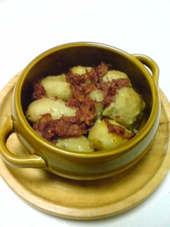 コンビーフと里芋のオーブン焼き