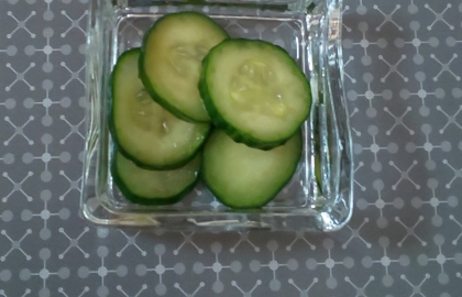 幼児食〜きゅうりのマリネ〜