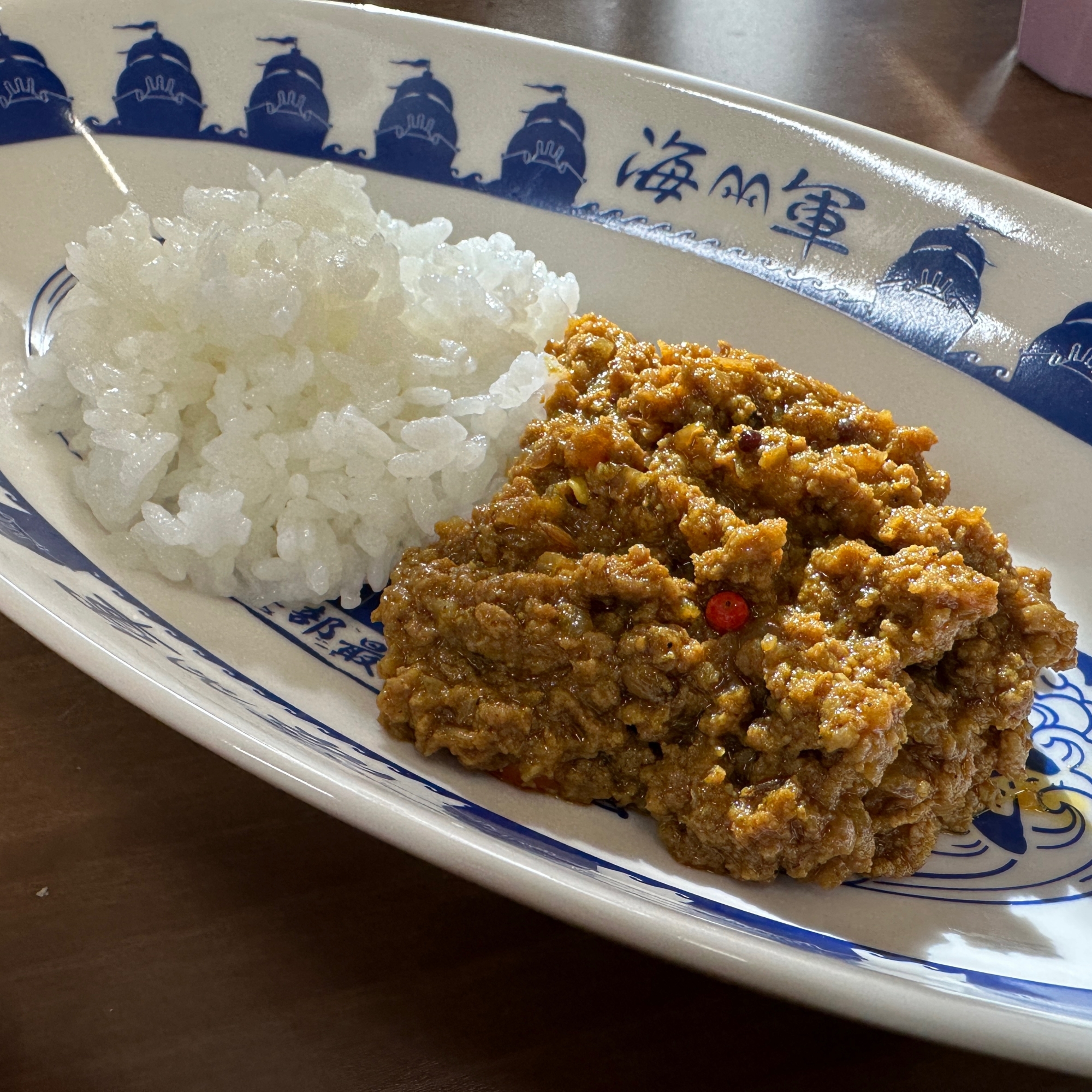 醤油と花椒の和風キーマカレー