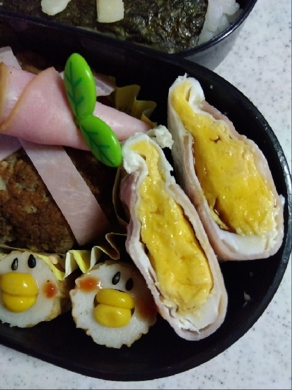 お弁当におすすめ⭐レンジでハムエッグ