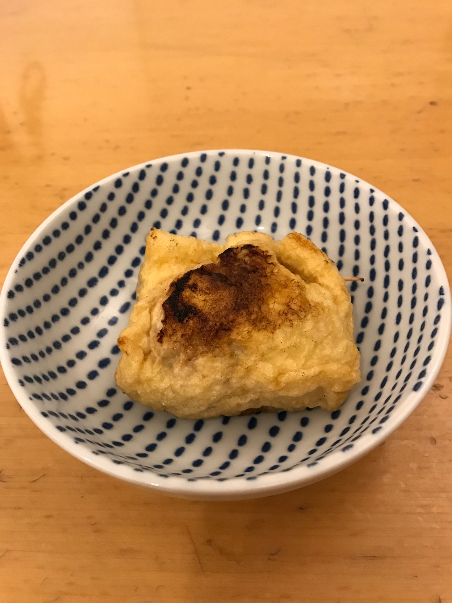 キャベツとミンチのあげ包み焼き！