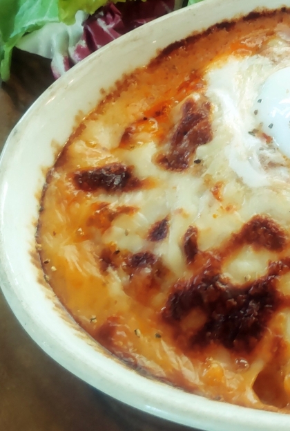 「国産チーズ」サツマイモとモッツアレラのグラタン