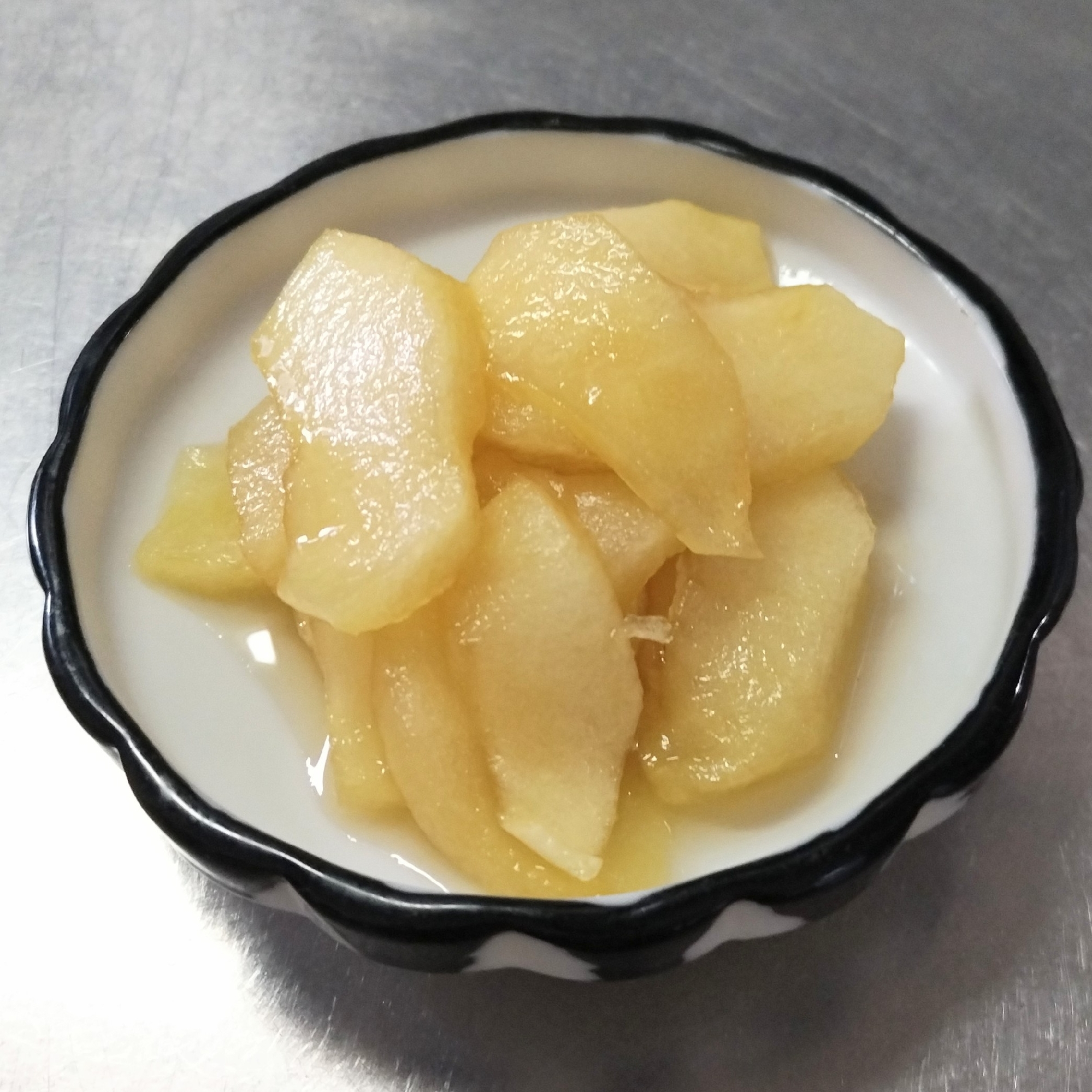 りんごの蜂蜜レモン煮