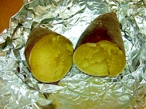 オーブントースターで作る簡単☆焼き芋