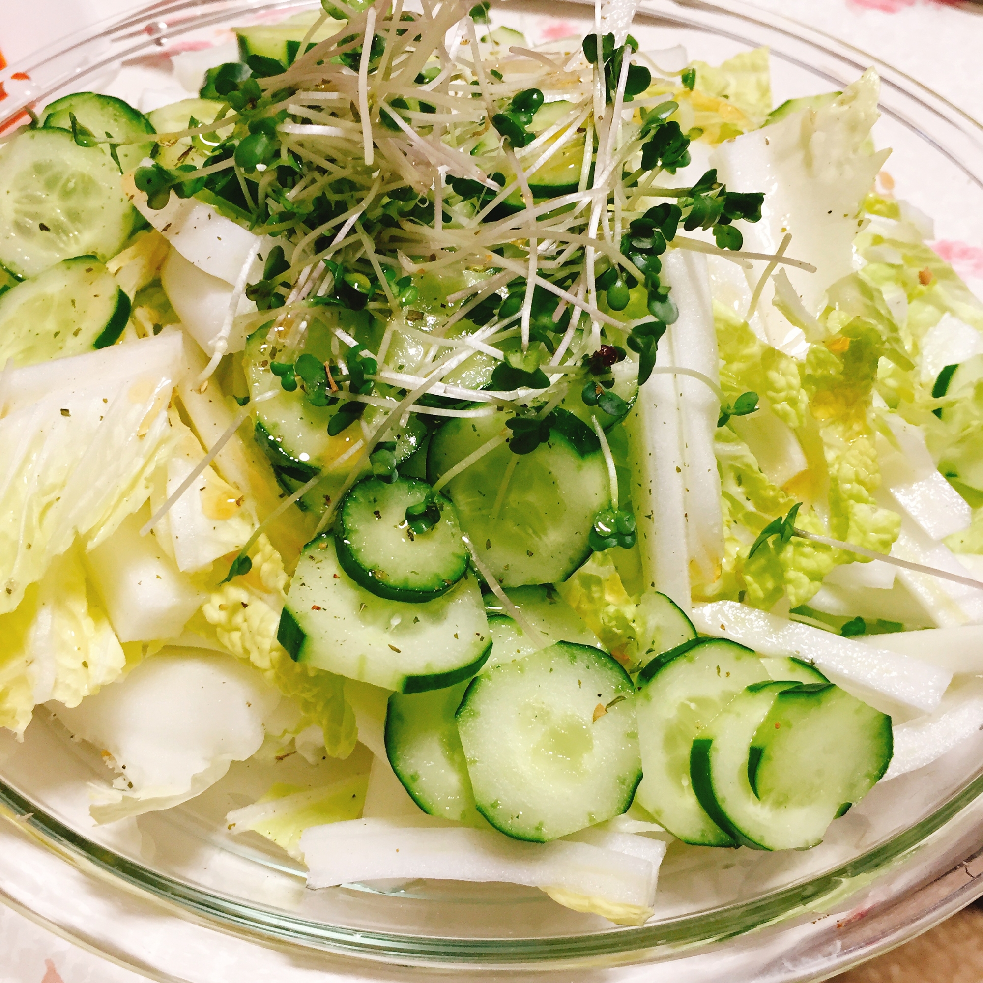 白菜簡単サラダ