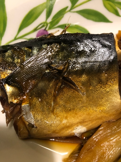 さばの醤油煮です☆ほかほかごはんのお友達おかずw♪