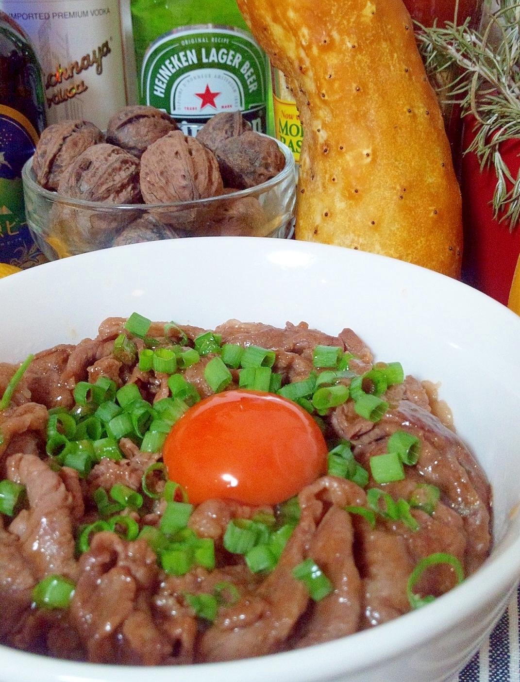 甘辛牛丼・簡単に、お肉は柔らかく☆