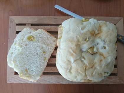 HBで♡さつま芋とチーズ食パン