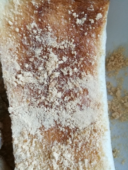 ⁑離乳食 手づかみ⁑きな粉パン