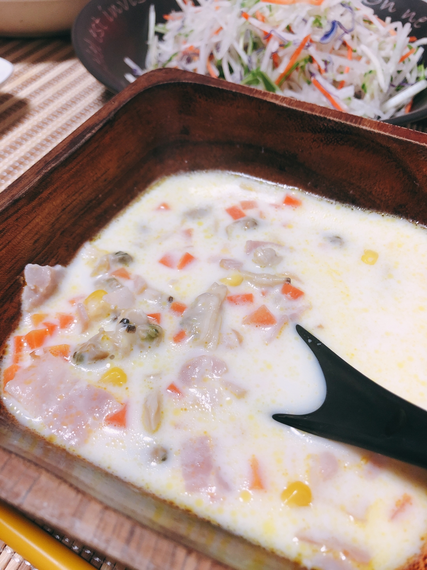 手軽にこくうま!あさりのチャウダー