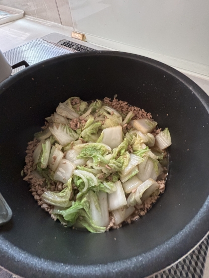 白菜大量消費！豚ひき肉と白菜の和風あんかけ